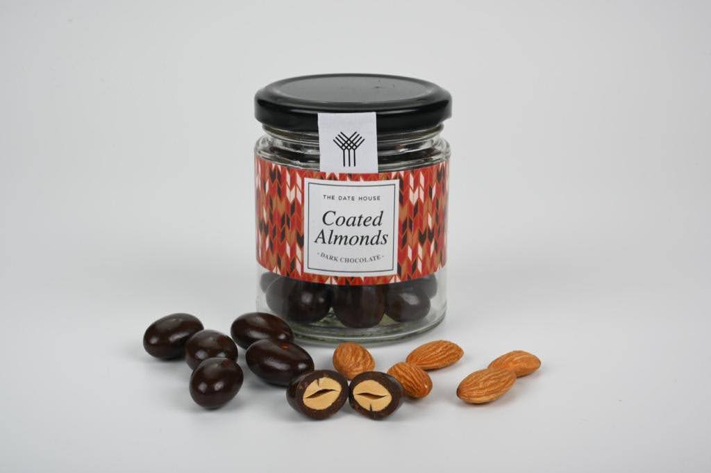 Dark Chocolate Coated Almonds - (100 gms)