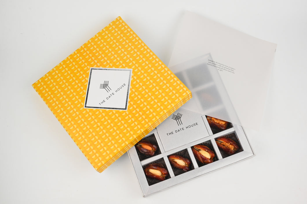 Sunshine Yellow Gift Box Premium Filled  dates